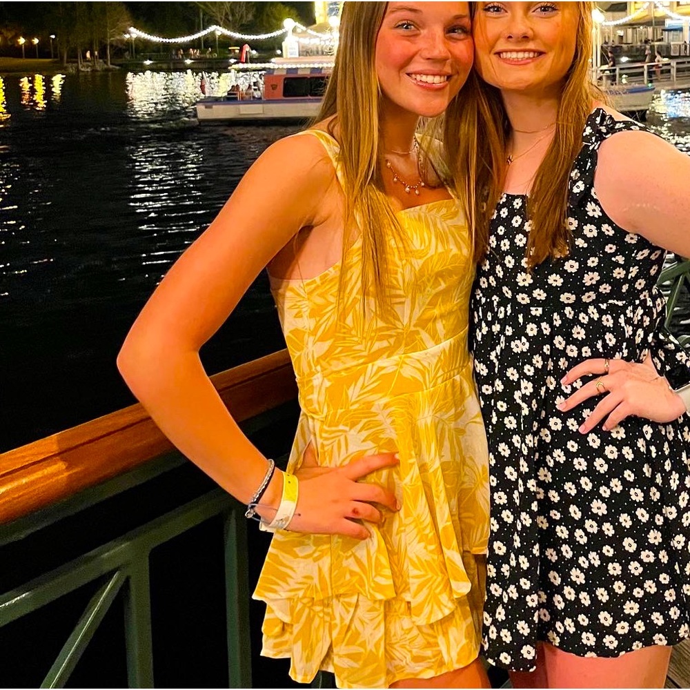 Tropical Yellow Romper